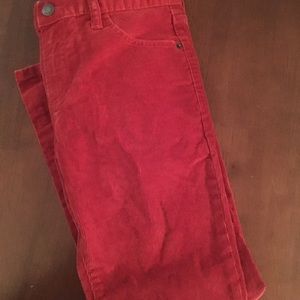 Red GAP boys cords (skinny leg)